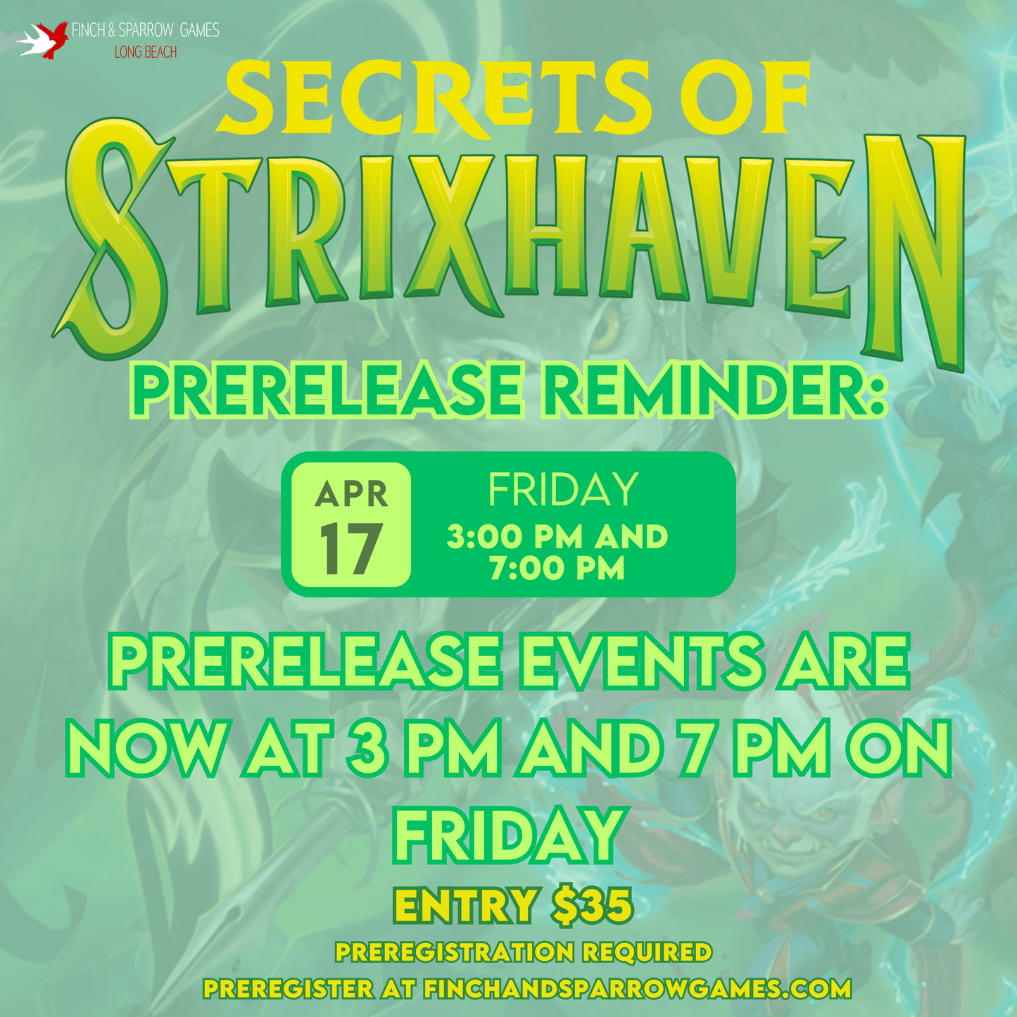 Magic the Gathering | Secrets of Strixhaven Prerelease Sealed Events