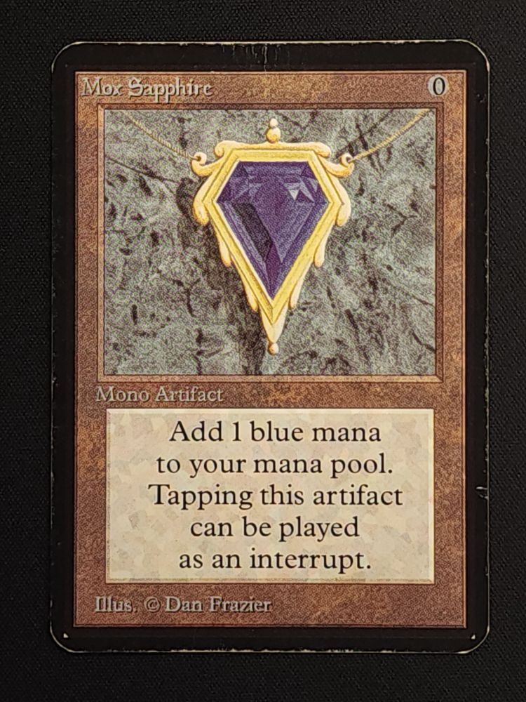 Mox Sapphire - Finch and Sparrow Games