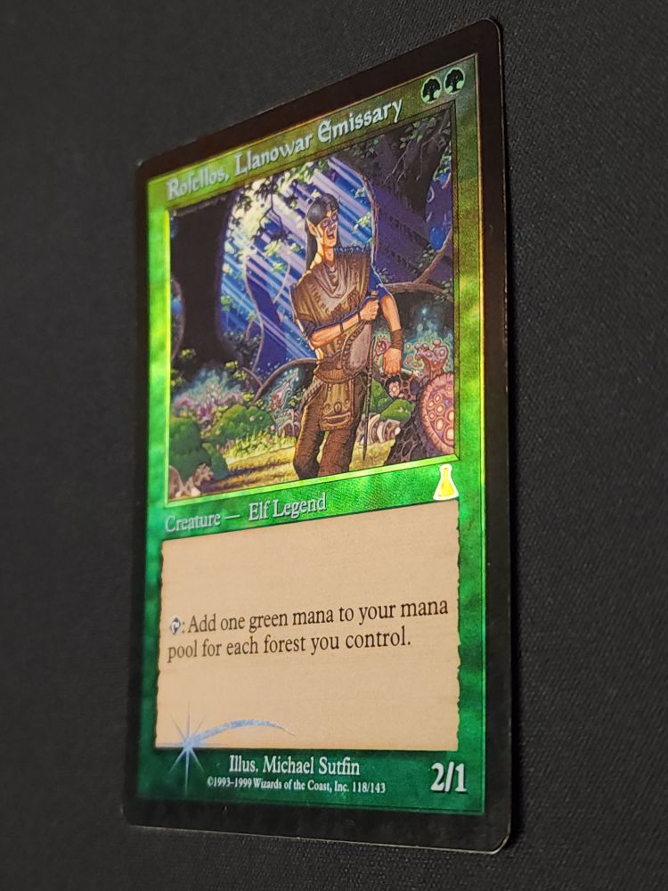 Rofellos, Llanowar Emissary - FOIL