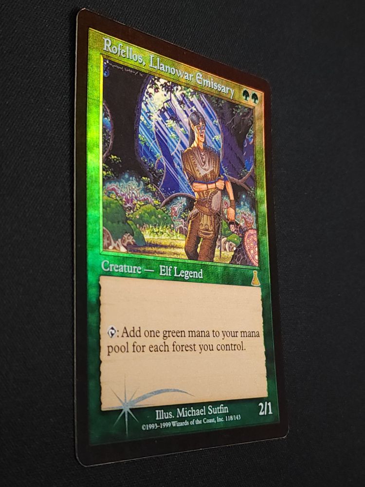 Rofellos, Llanowar Emissary - FOIL