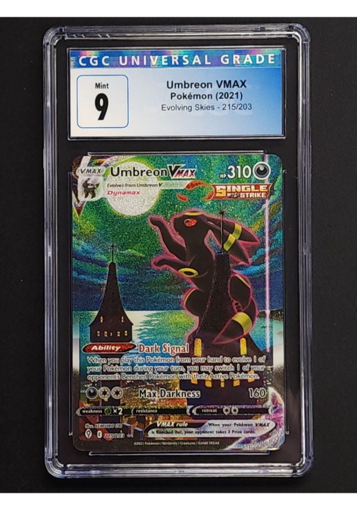 Umbreon VMAX // Alternate Art // Evolving Skies - CGC 9