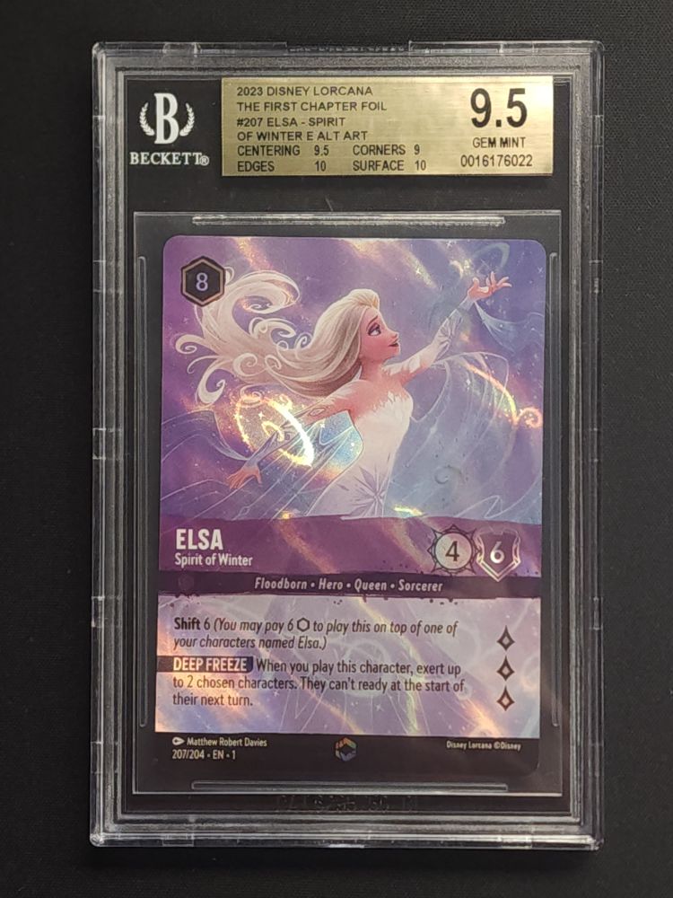 Elsa, Spirit of Winter // Enchanted Foil - BGS 9.5