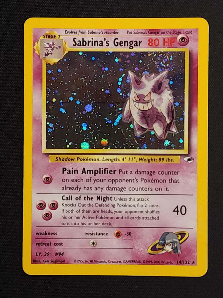 Sabrina's Gengar - Misprint