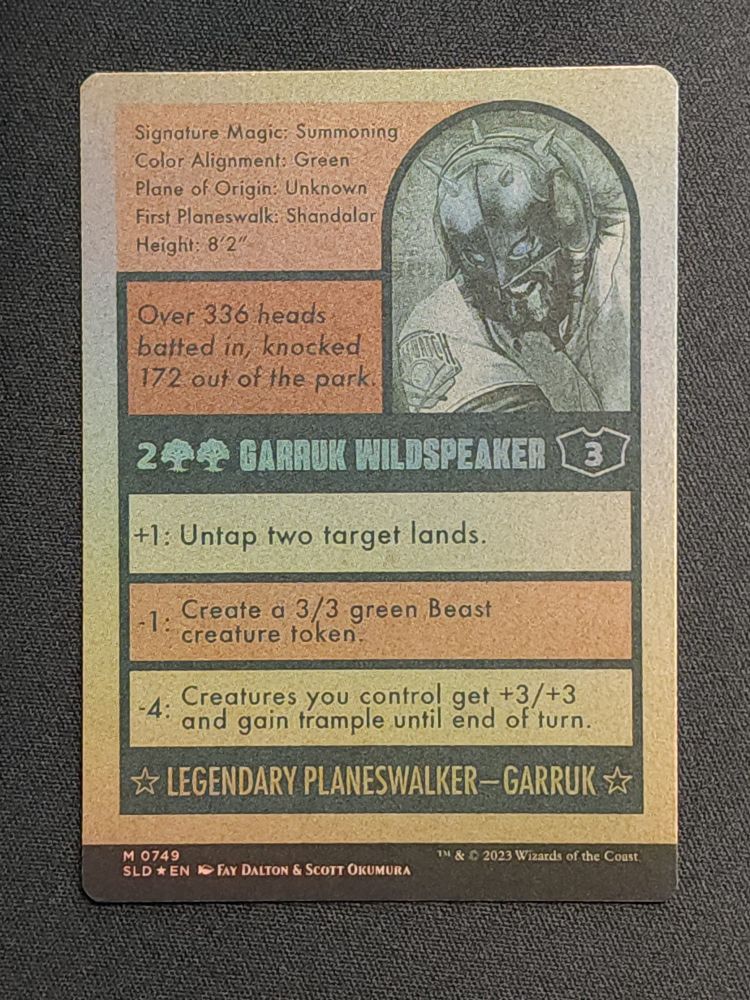 Garruk Wildspeaker (749) (Autographed)
