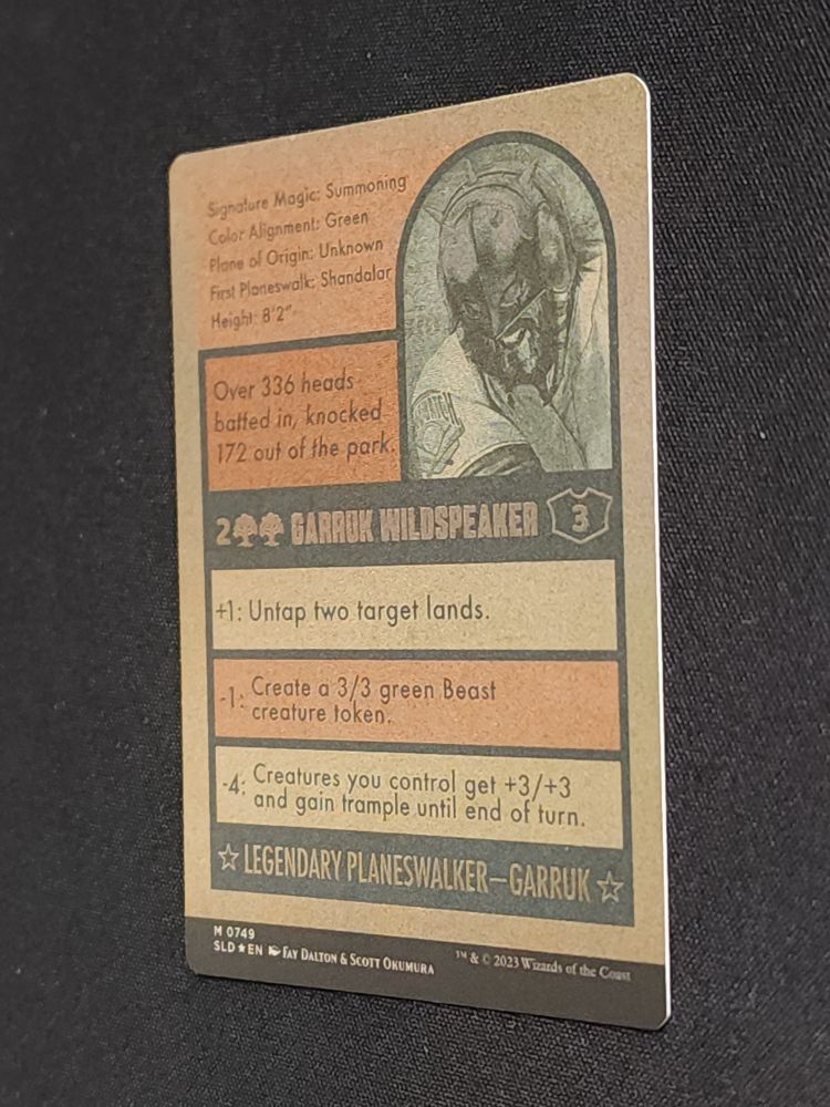 Garruk Wildspeaker (749) (Autographed)