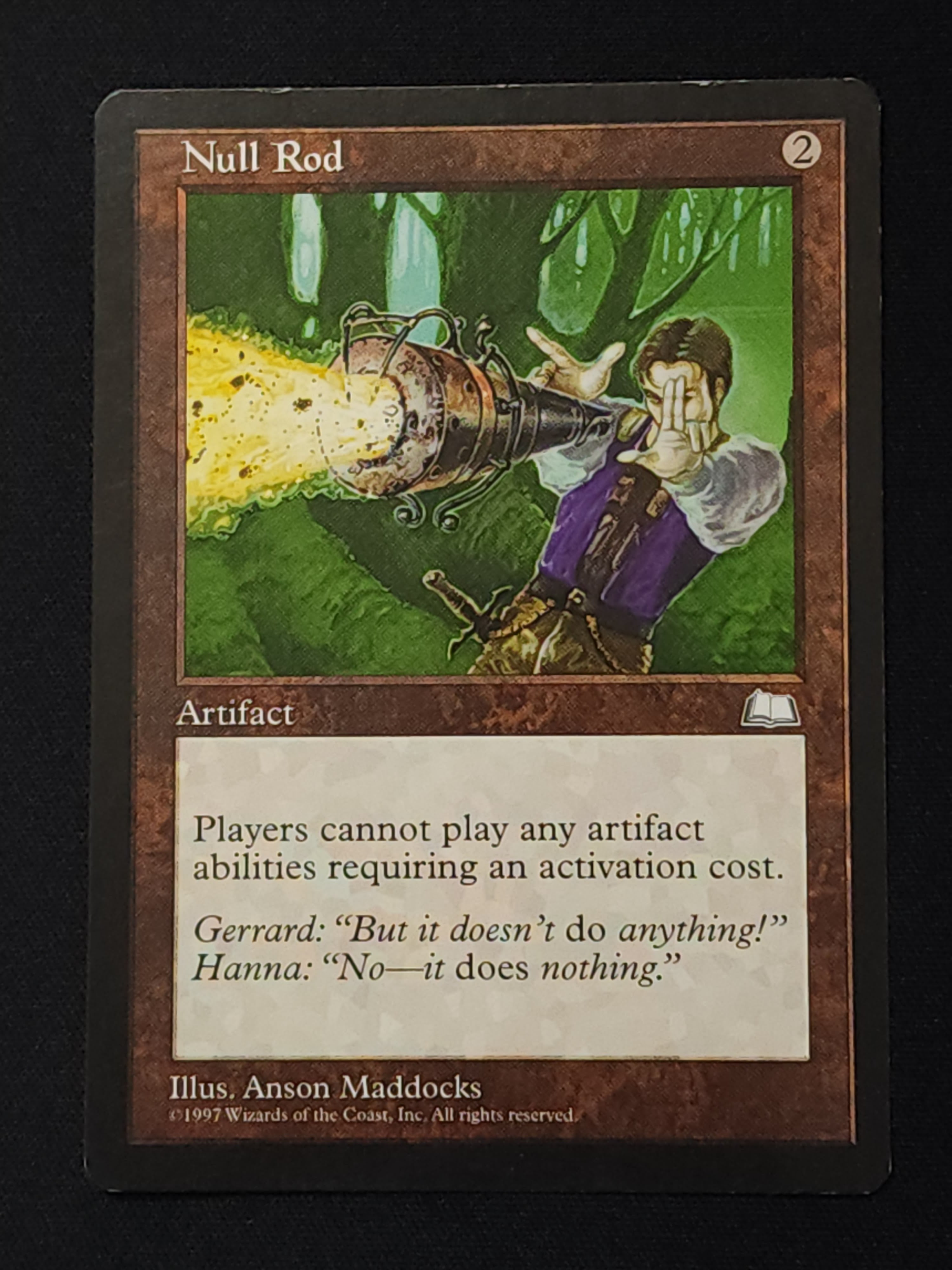 【MTG】無のロッド Null Rod 英語版 MTG 無のロッド Null Rod ウェザーライト 英語