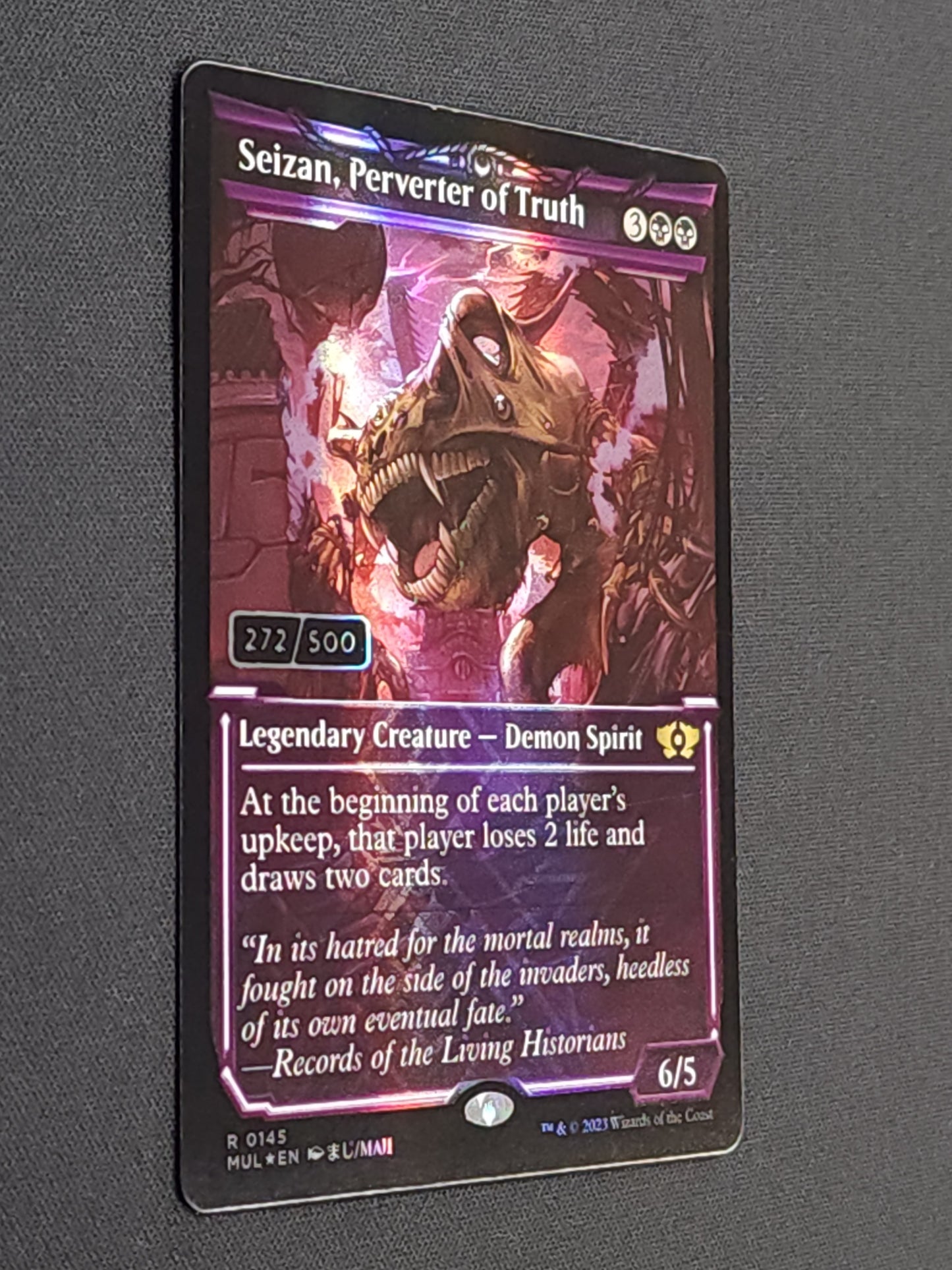 Seizan, Perverted of Truth (Serial Numbered 272/500)