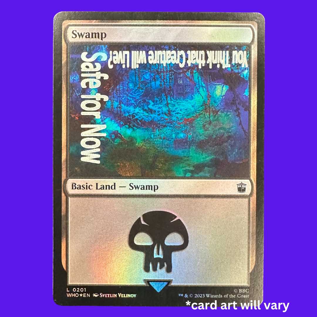 Custom Goaded MTG Foil Basic Lands