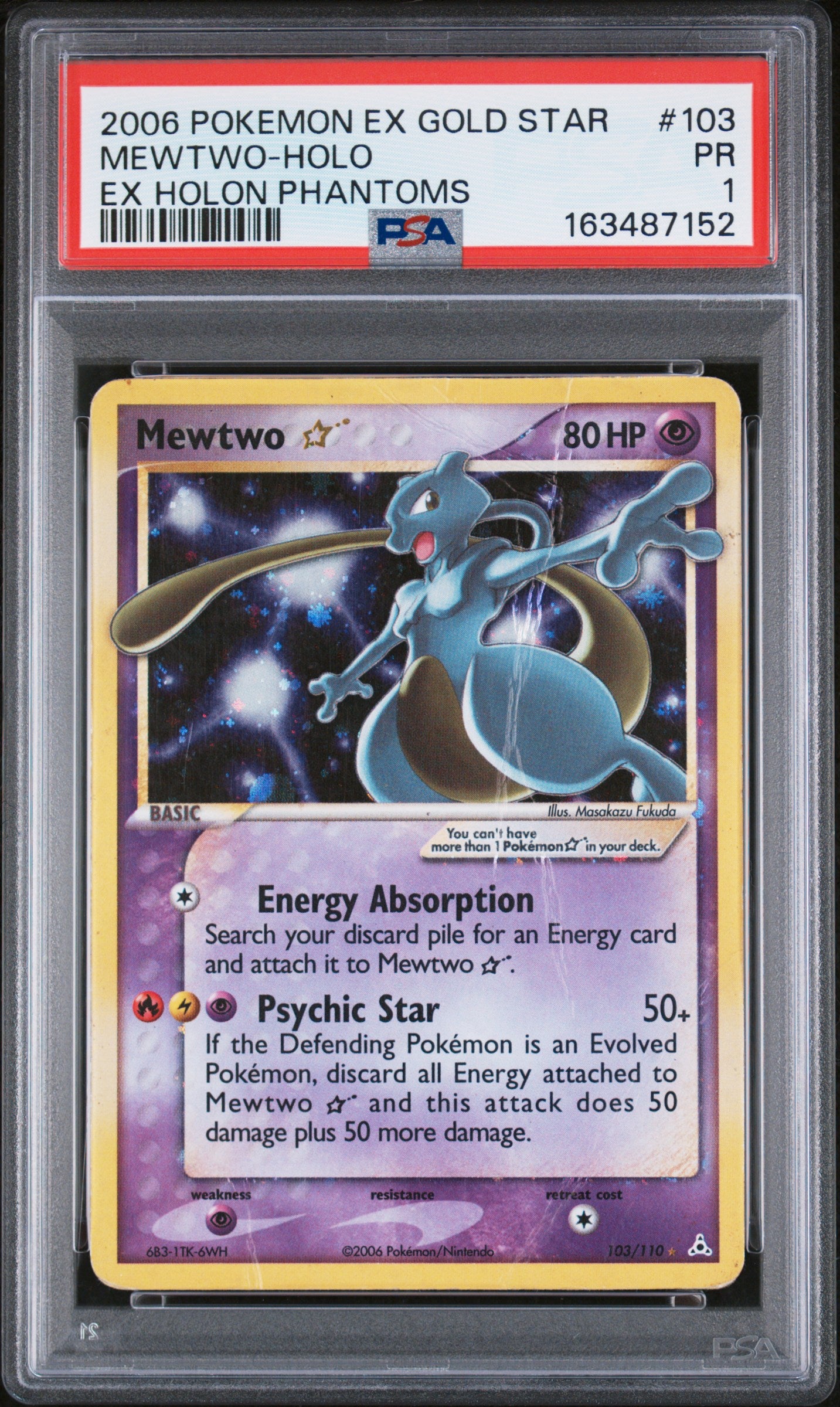 gold mewtwo pokemon card Star Holo PSA 1 2006 Ex Holon Phantoms #103 – Finch and Sparrow Games Select Type:Ultimate Guard Sidewinder 100+ Deck BoxEluge, The Shoreless Sea tokens for mtg but an allowance may Disney Lorcana: Fabled Starter