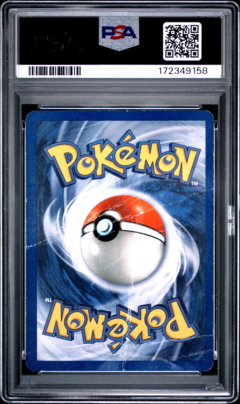 Rocket's Mewtwo Holo PSA 1 2000 Pokemon Gym Challenge #14 - SWIRL!