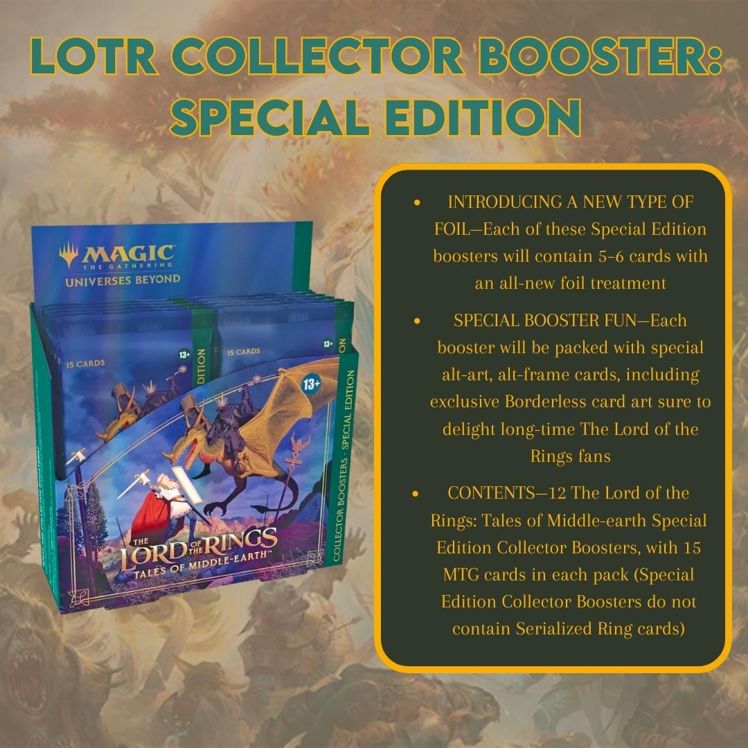 Lord of the Rings: Tales of Middle-Earth - Special Edition Preorders - November 3rd Release
