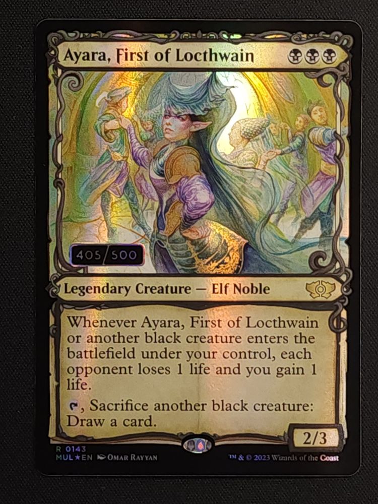 Ayara, First of Locthwain (Serial Numbered - 405/500) - FOIL