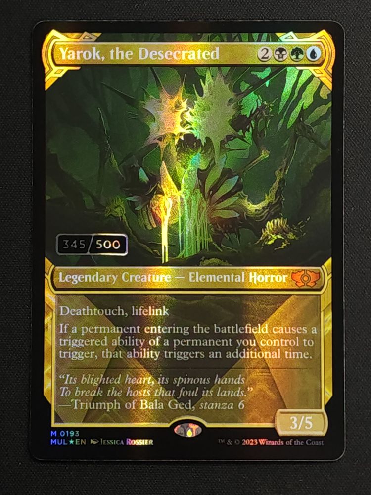 Yarok, the Desecrated [Serial Numbered 345/500] - FOIL