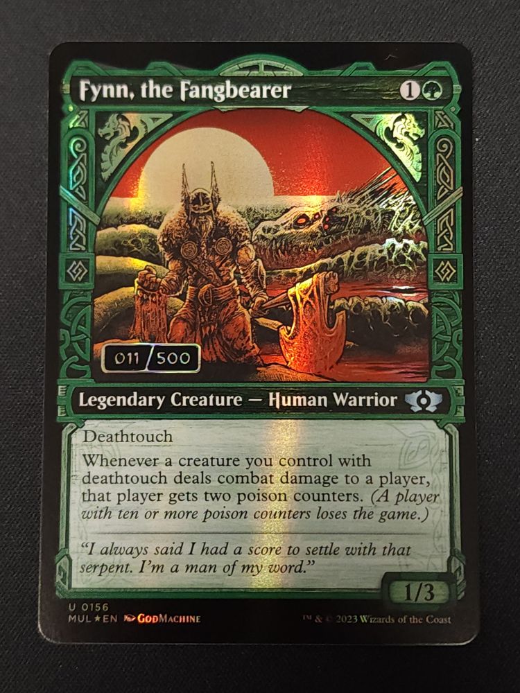 Fynn, the Fangbearer [Serial Numbered - 011/500] - FOIL