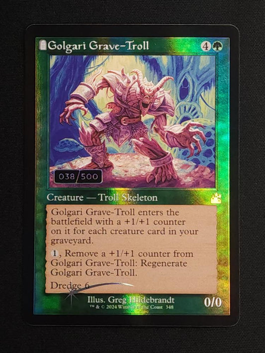 Golgari Grave-Troll (Retro Frame) (Serial Numbered) (038/500)