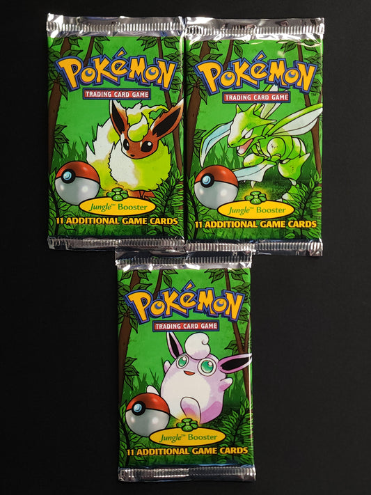 Pokemon Jungle Unlimited Booster Packs - Full Art Set