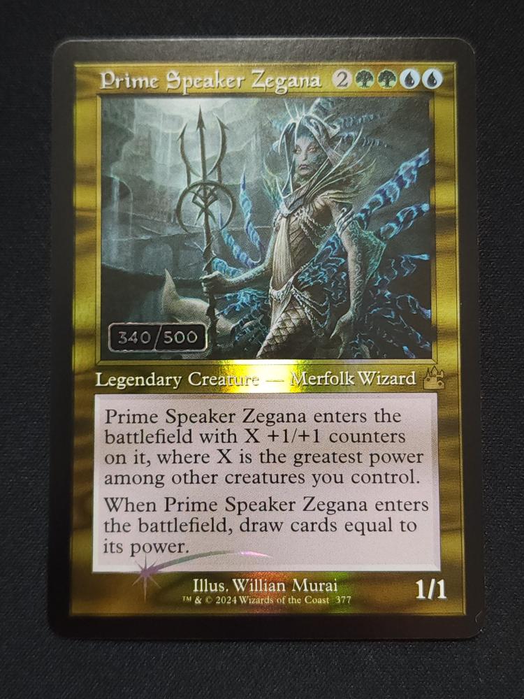 Prime Speaker Zegana (Serial Numbered 340/500)