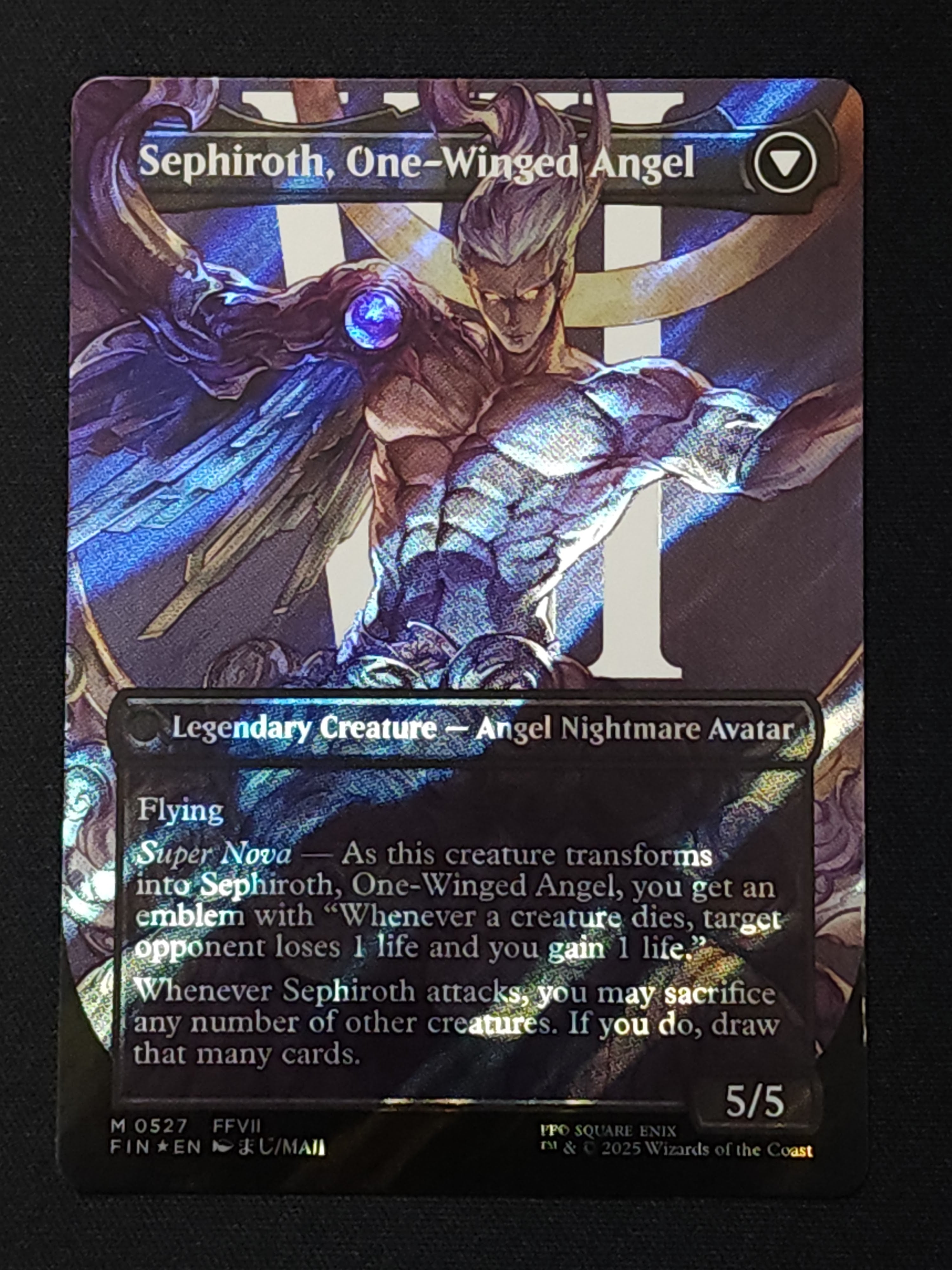 Sephiroth, Fabled SOLDIER foil ホイル MTG FOIL Sephiroth, Fabled SOLDIER No.382 (Full Art