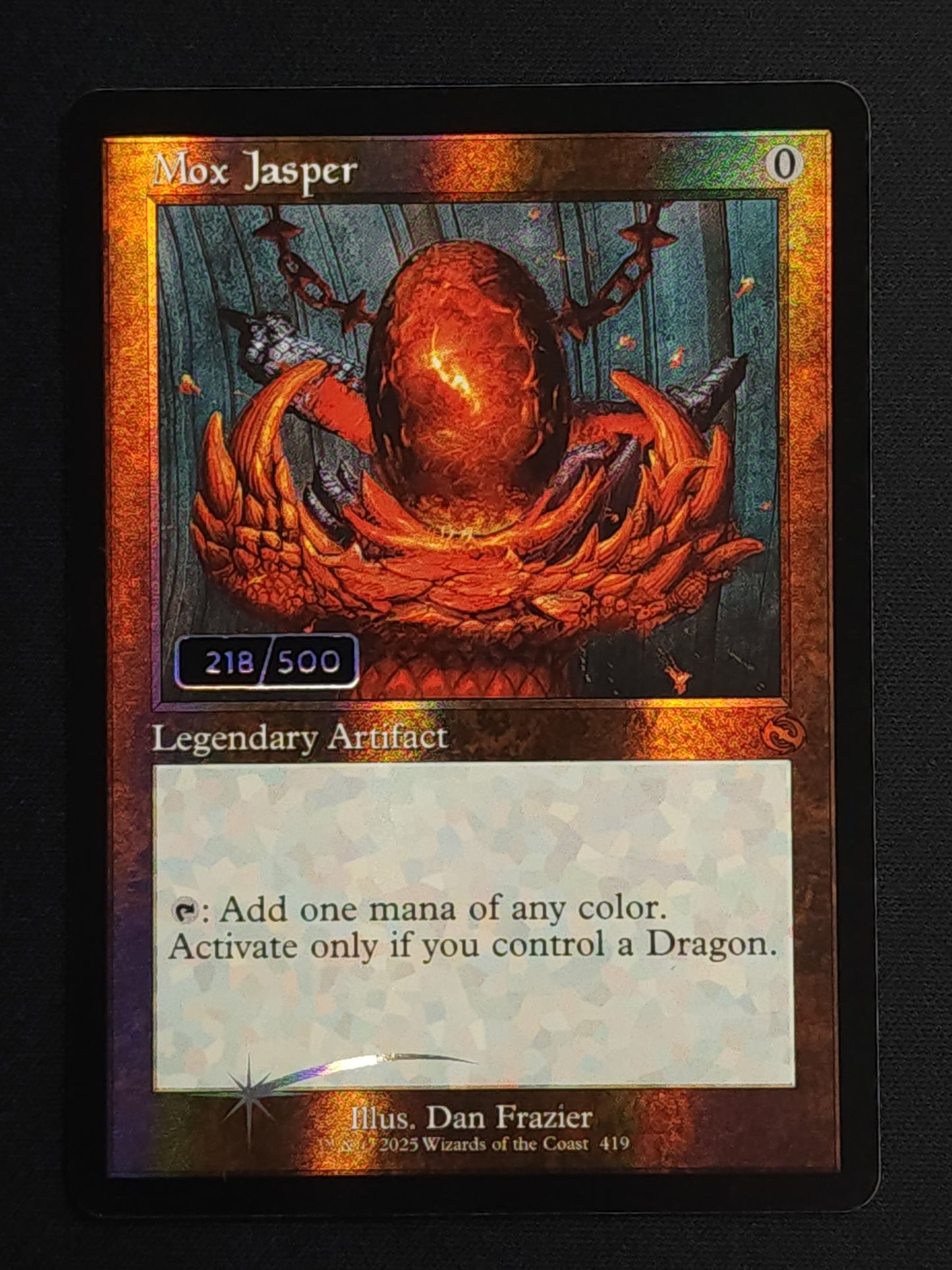 Mox Jasper (Serial Numbered 218/500)