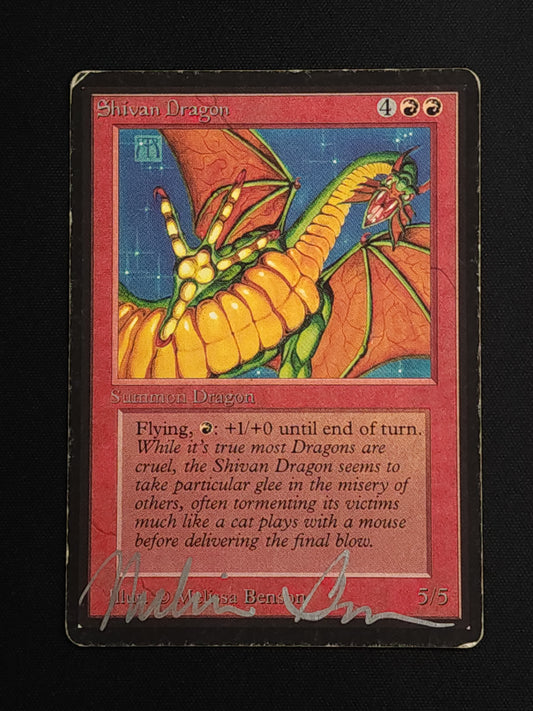Shivan Dragon - Signed