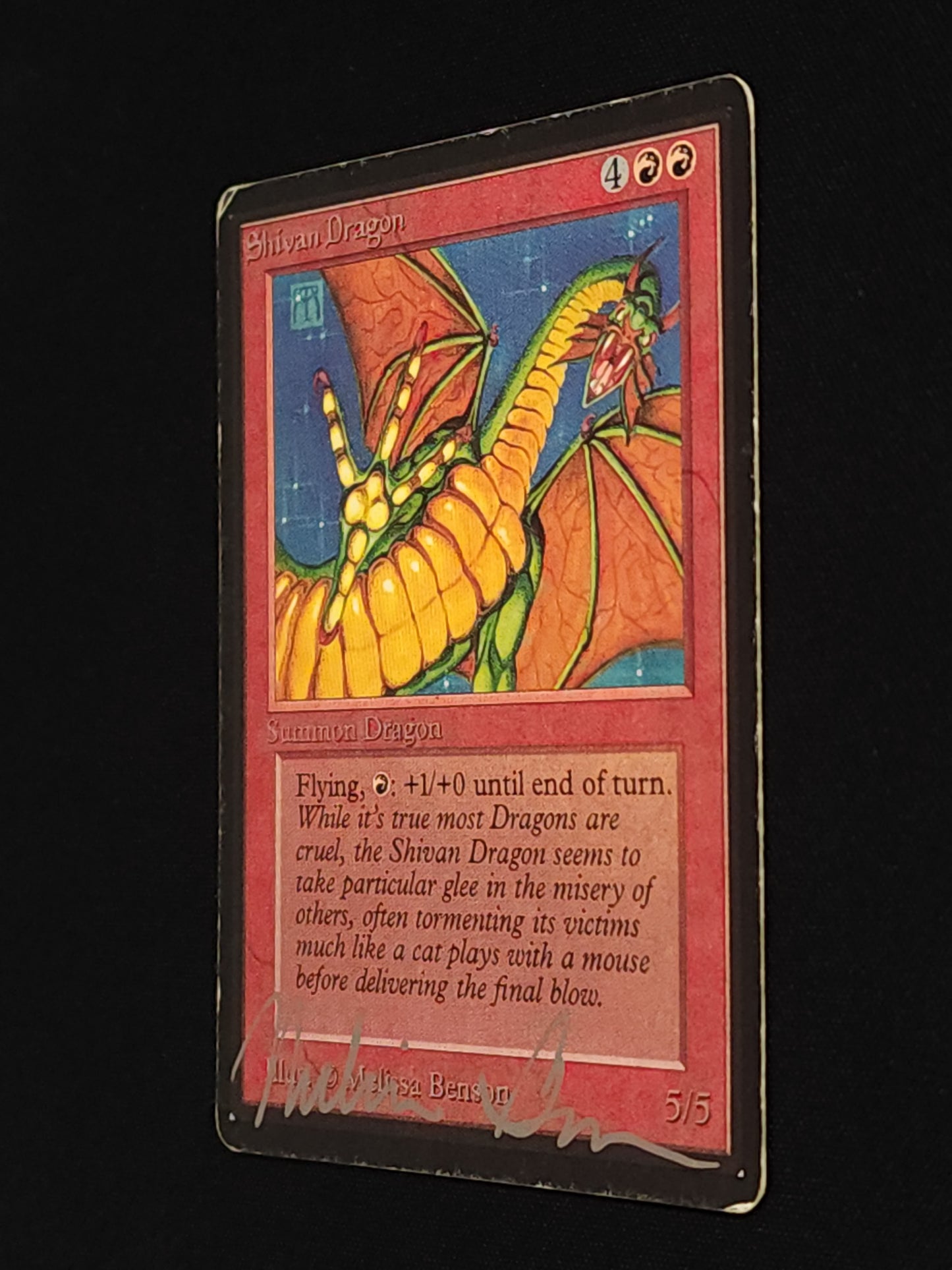 Shivan Dragon - Signed