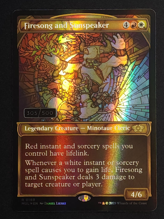Firesong and Sunspeaker (Serial Numbered 305/500)