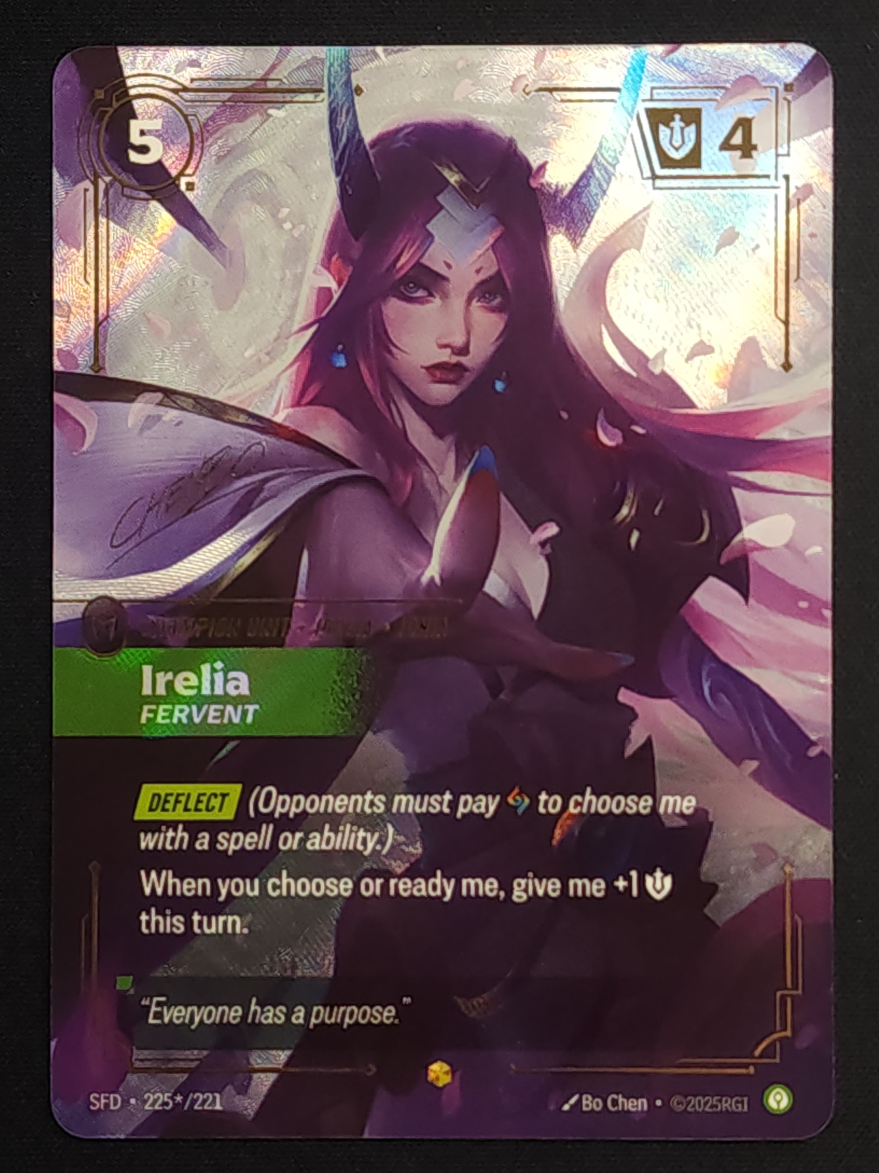 Irelia - Fervent (Signature) - Finch and Sparrow Games