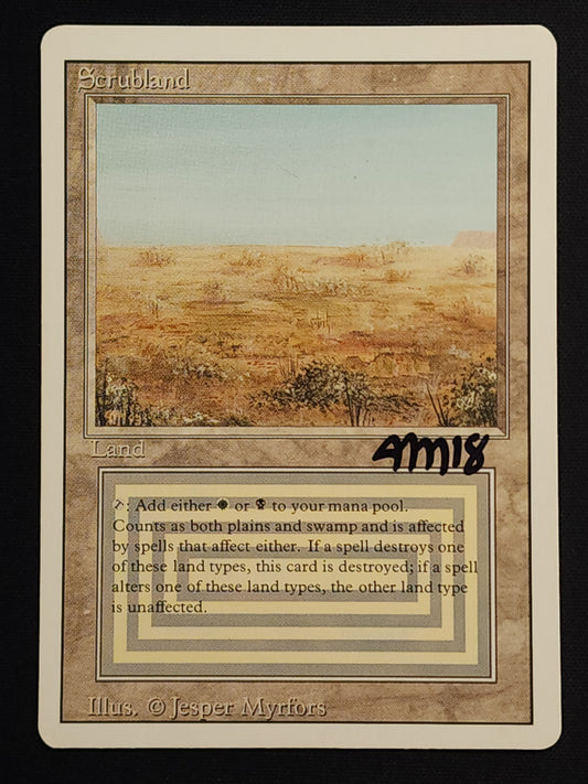 Scrubland - Signed