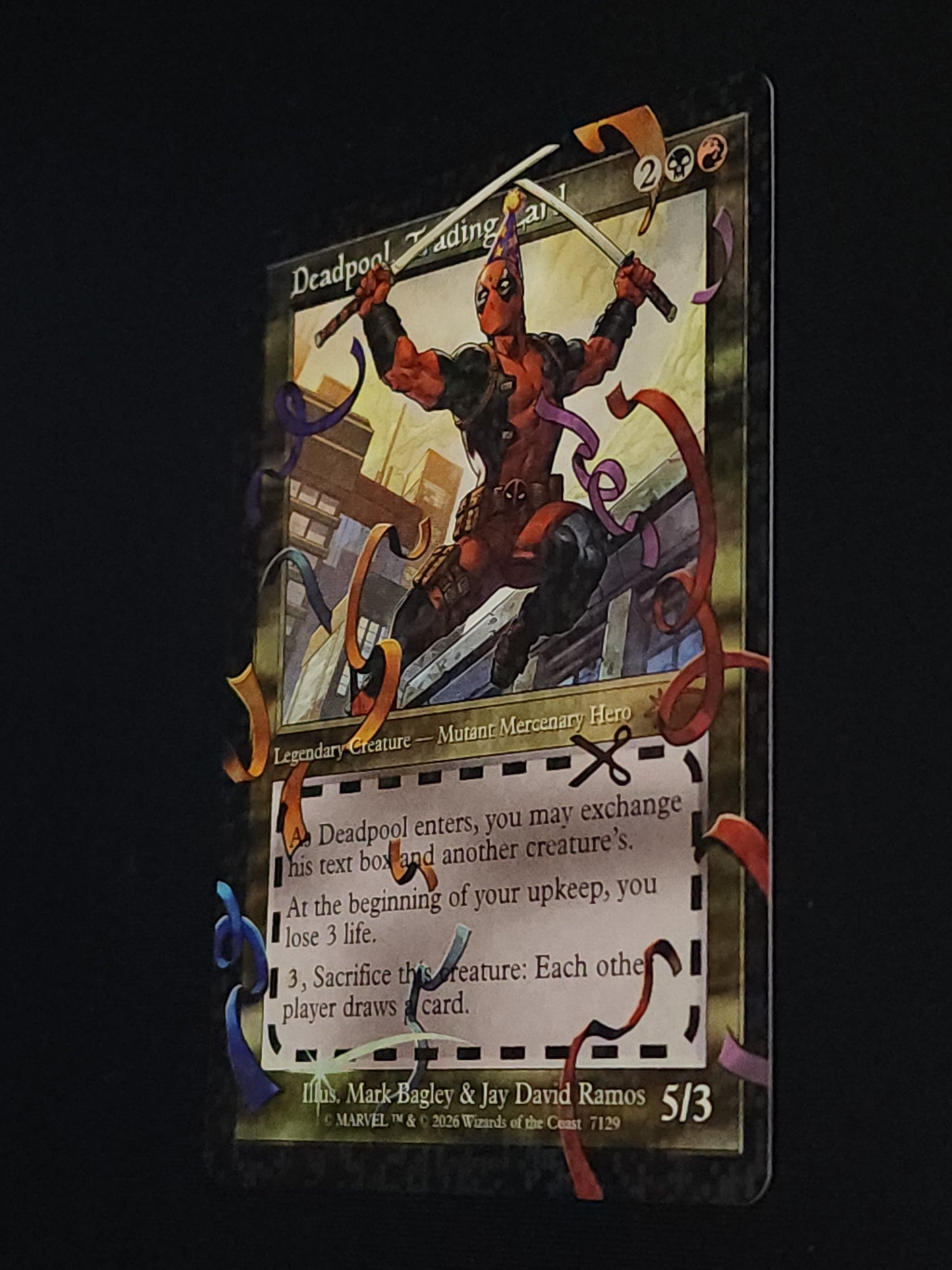 Deadpool, Trading Card (Pool Party Foil)