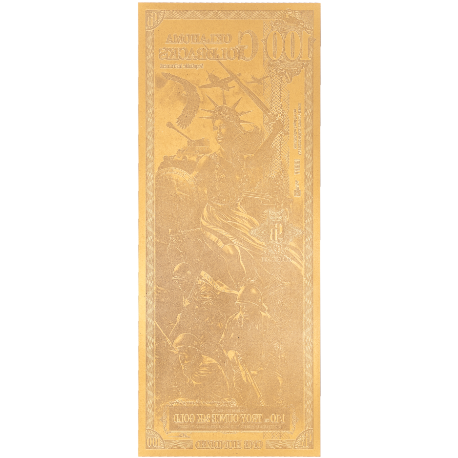 100 Oklahoma Goldback