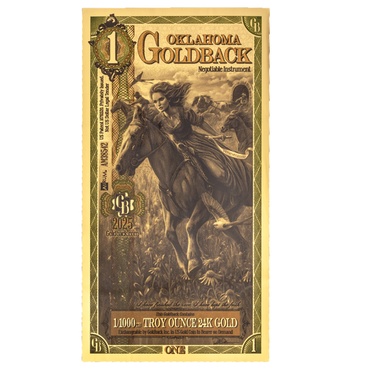 1 Oklahoma Goldback