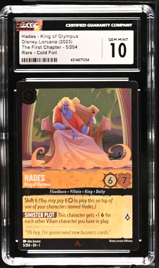Hades Cold Foil CGC 10 2023 The First Chapter #5