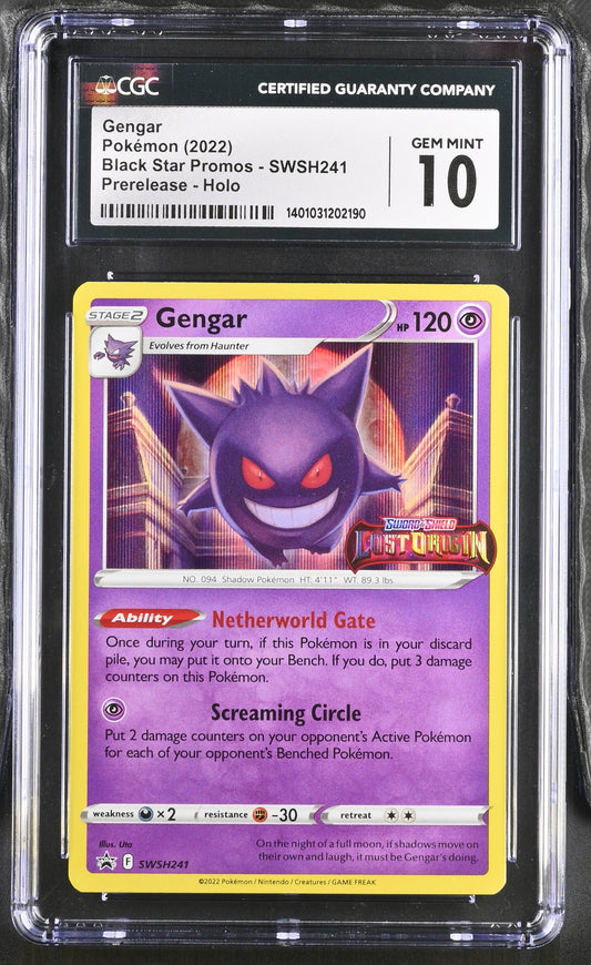 Gengar Holo CGC 10 2022 Black Star Promos #SWSH241