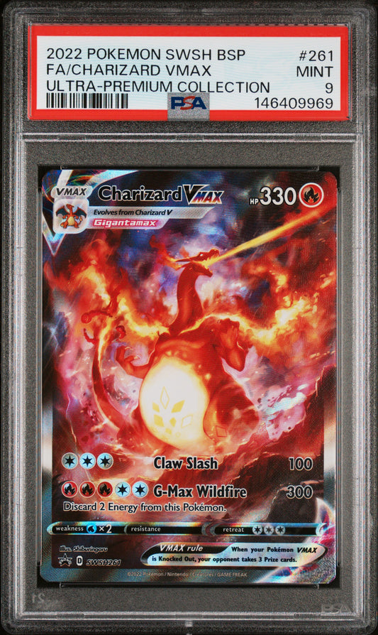 Charizard VMAX PSA 9 2022 Pokemon SWSH Black Star Promo #261