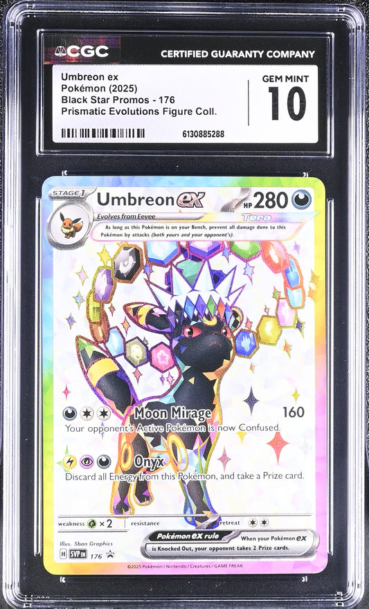 Umbreon ex CGC 10 2025 Black Star Promos #176