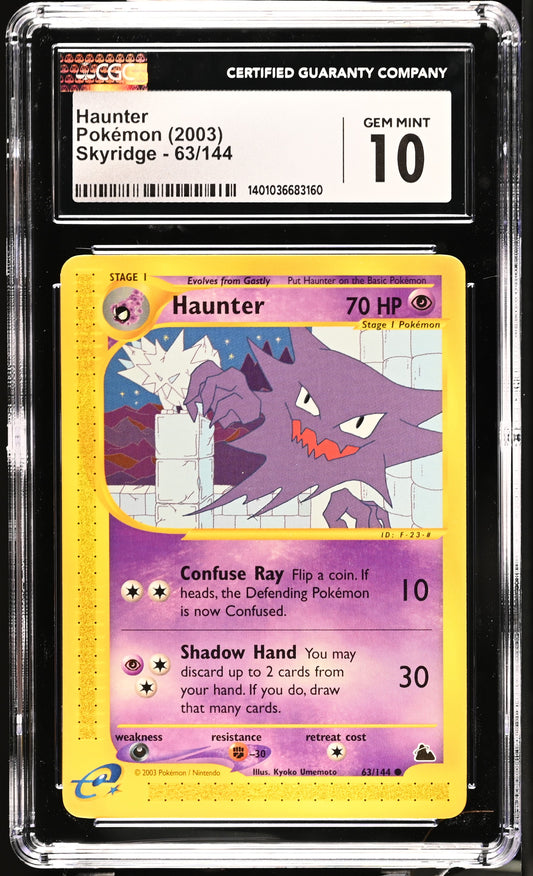 Haunter CGC 10 2003 Skyridge #63/144
