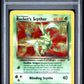 Rocket's Scyther Holo PSA 1 2000 Pokemon Gym Heroes #13 LOW POP