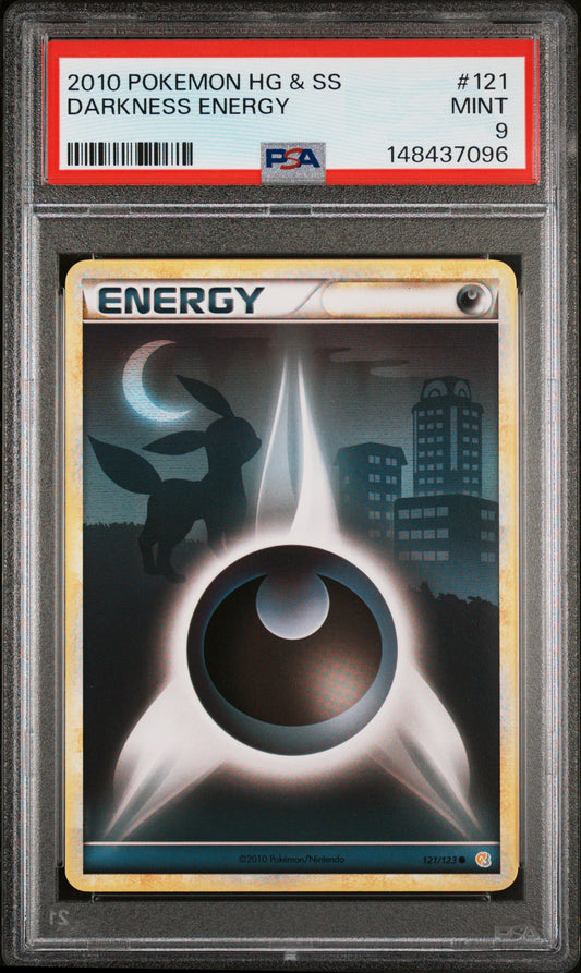 Darkness Energy PSA 9 2010 Pokemon Heartgold & Soulsilver #121