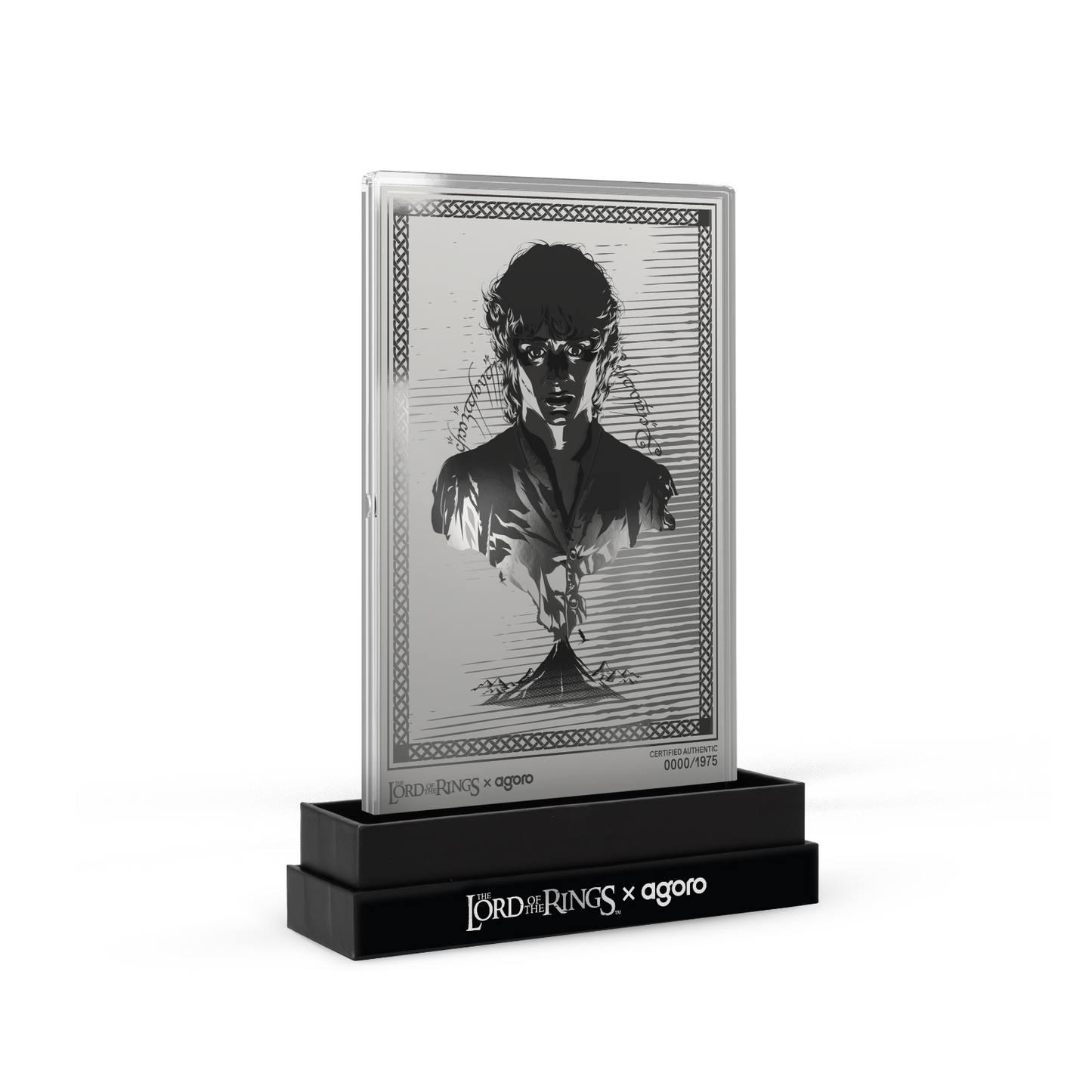 Agoro Lord of the Rings Frodo's Journey Foil | 5 g Silver or Gold