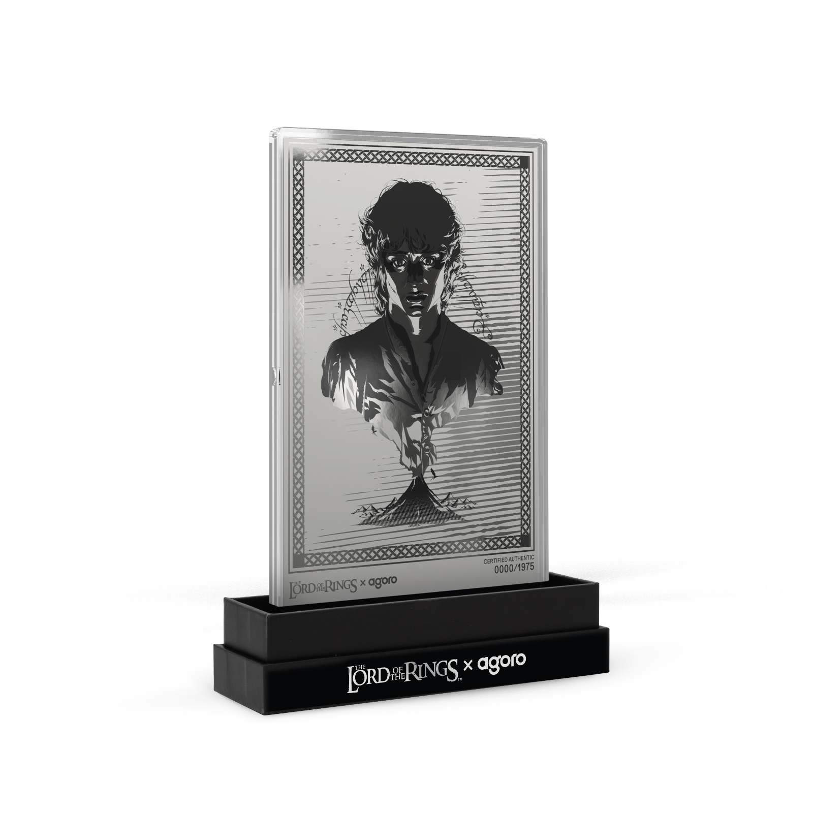 Agoro Lord of the Rings Frodo's Journey Foil | 5 g Silver or Gold