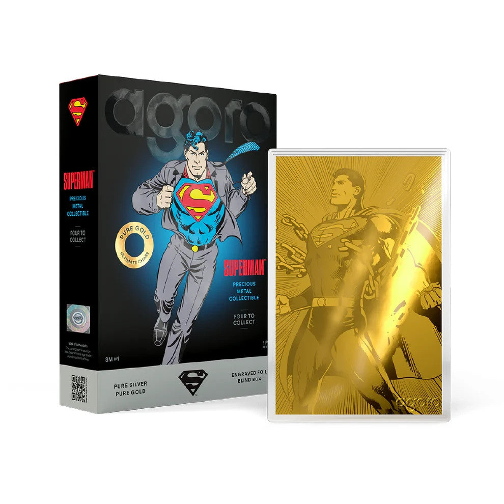Superman DC Comics BLIND BOX Agoro Niue 5g .999 Silver or .999 Gold