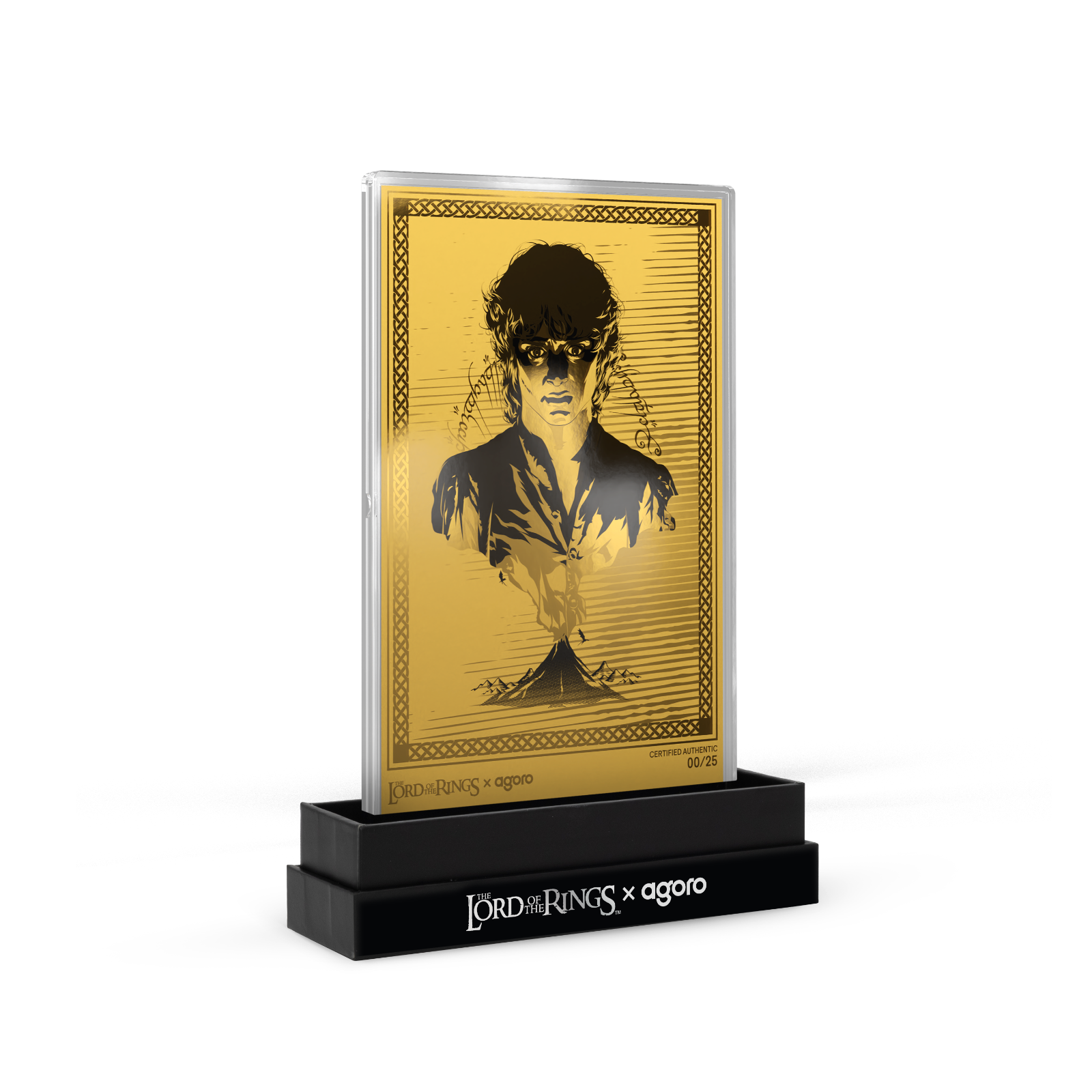 Agoro Lord of the Rings Frodo's Journey Foil | 5 g Silver or Gold