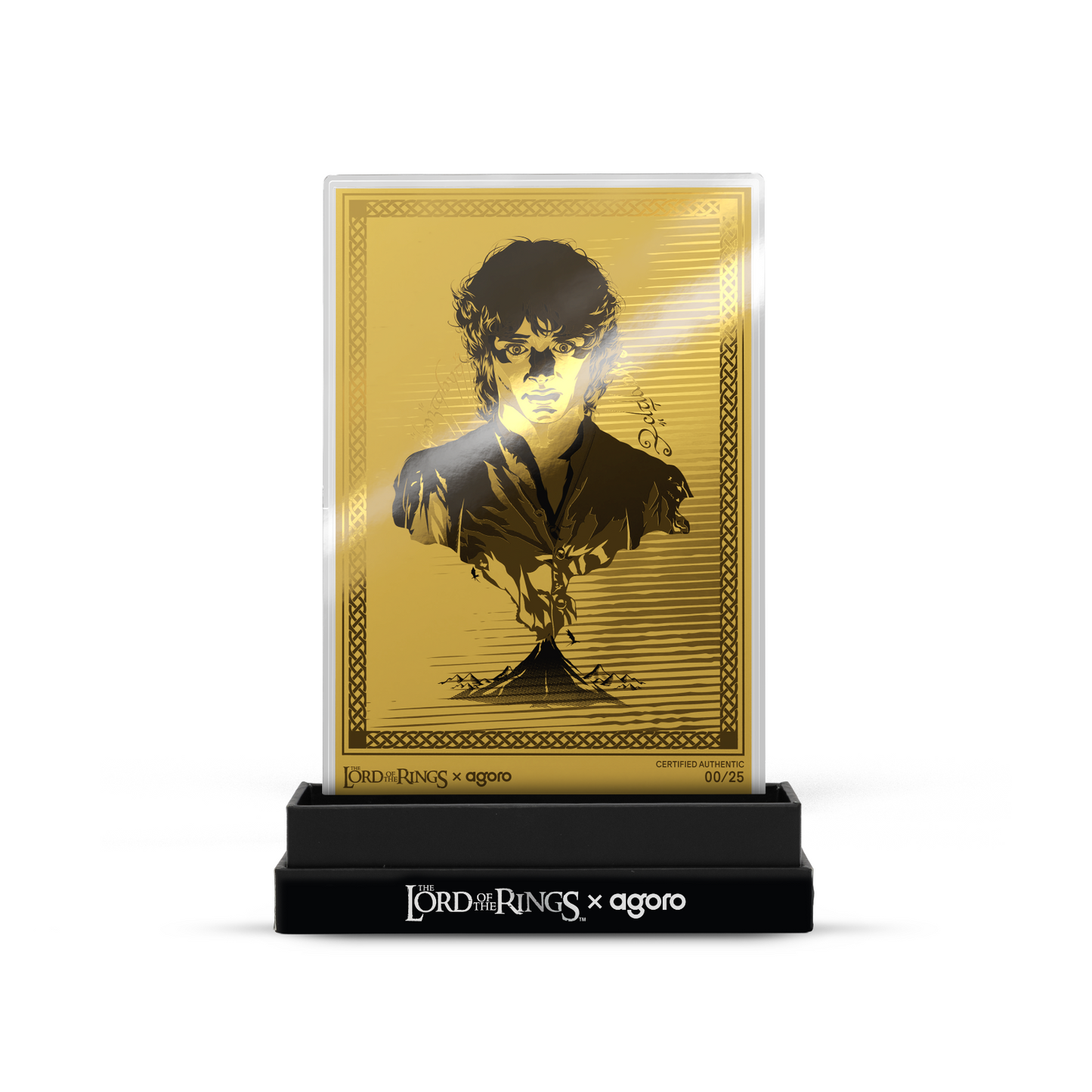 Agoro Lord of the Rings Frodo's Journey Foil | 5 g Silver or Gold