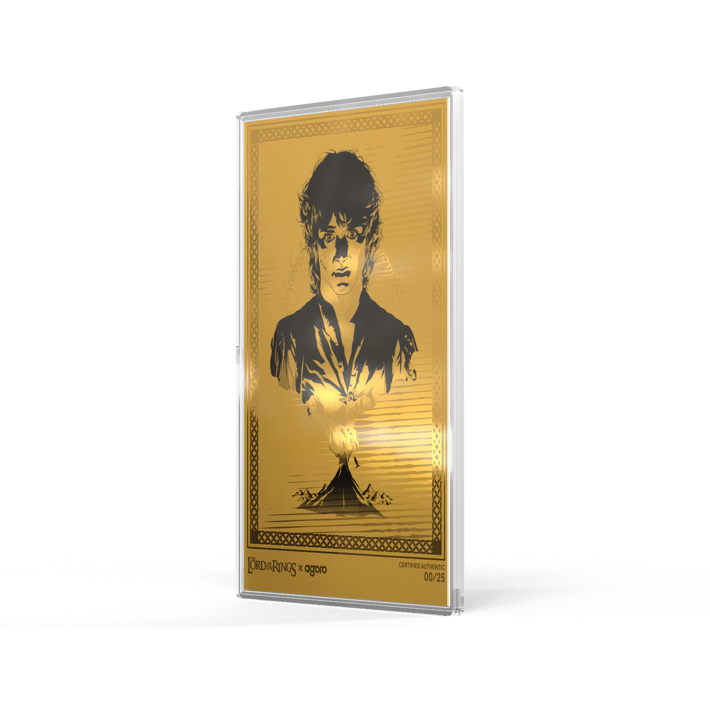 Agoro Lord of the Rings Frodo's Journey Foil | 5 g Silver or Gold