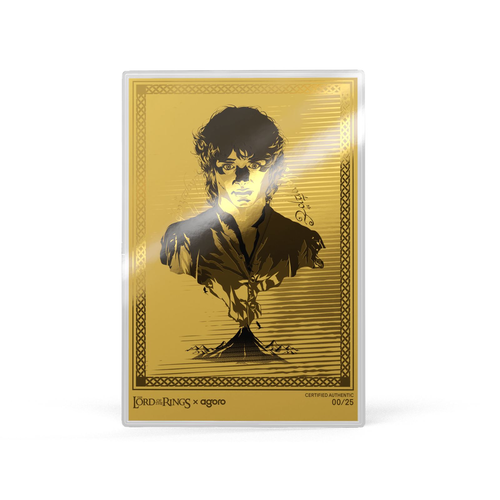Agoro Lord of the Rings Frodo's Journey Foil | 5 g Silver or Gold
