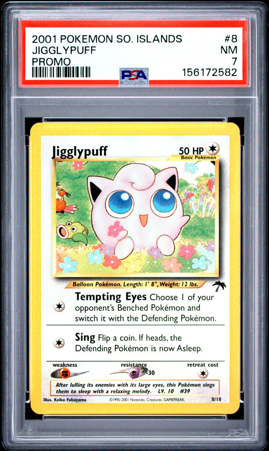 Jigglypuff PSA 7 2001 Pokemon Southern Islands Promo #8