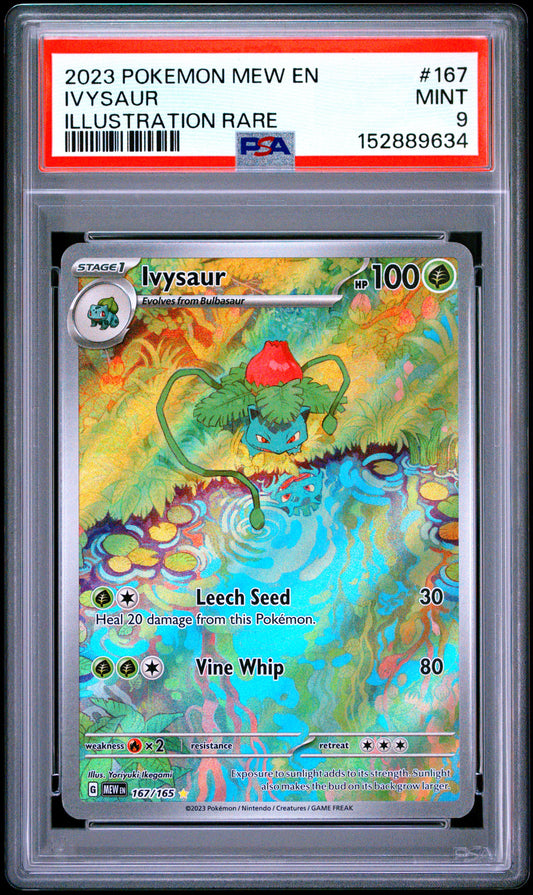 Ivysaur PSA 9 2023 Mew En 151 #167