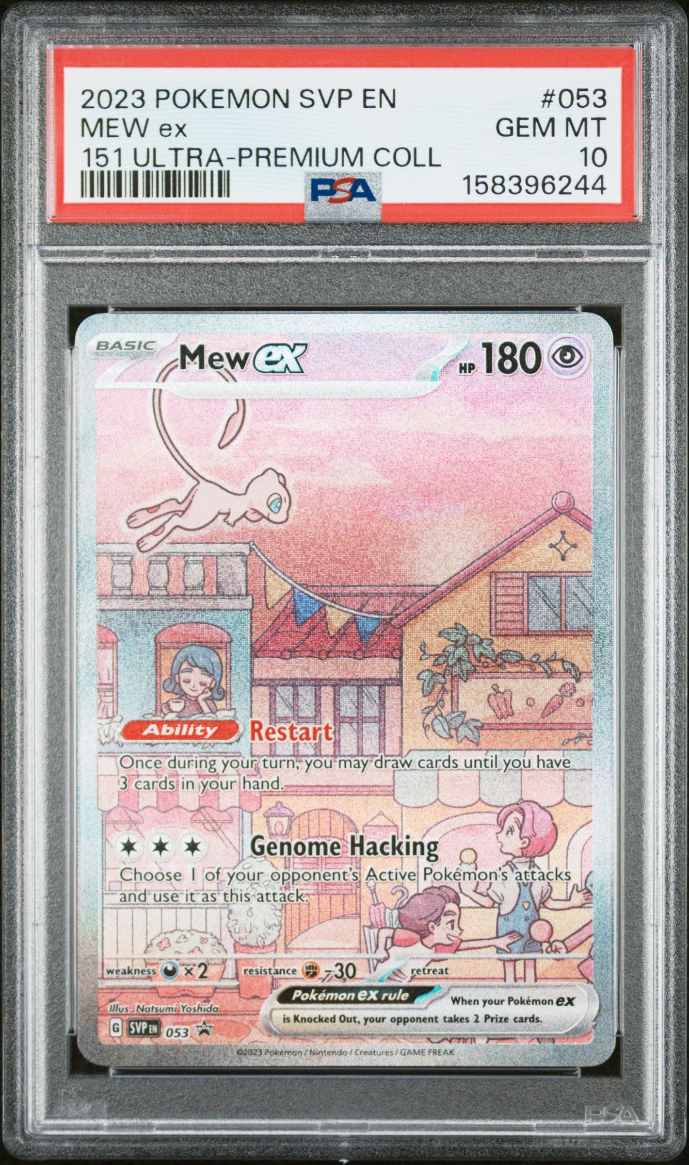Mew ex PSA 10 2023 En 151 Ultra Premium Collection Black Star Promo #053