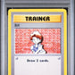 Bill 1st Edition PSA 9 1999 Pokemon Base Set Shaowless #91