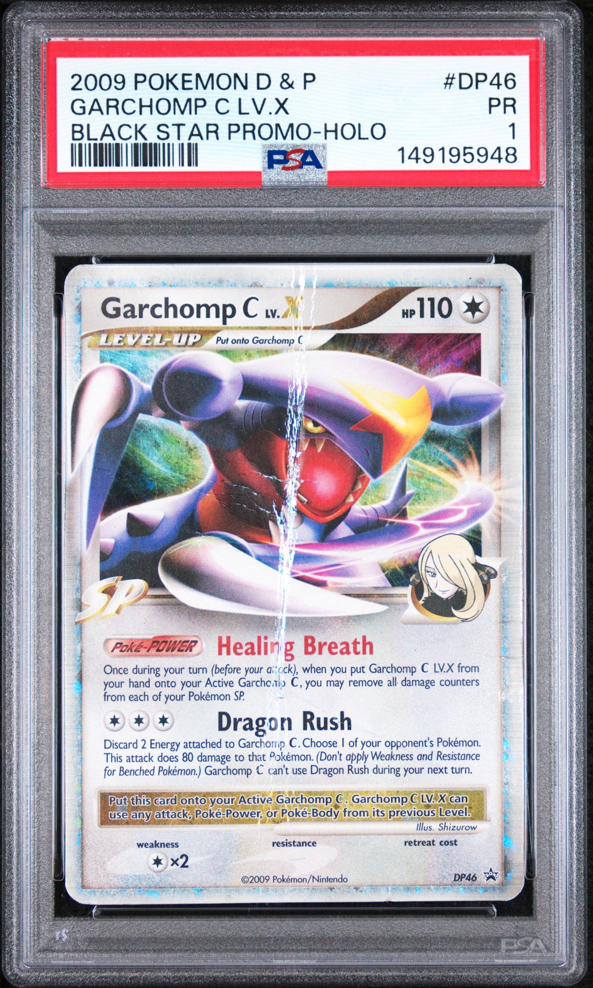 Garchomp C Lv X Holo PSA 1 2009 Pokemon DP Black Star Promo #DP46 POP 4